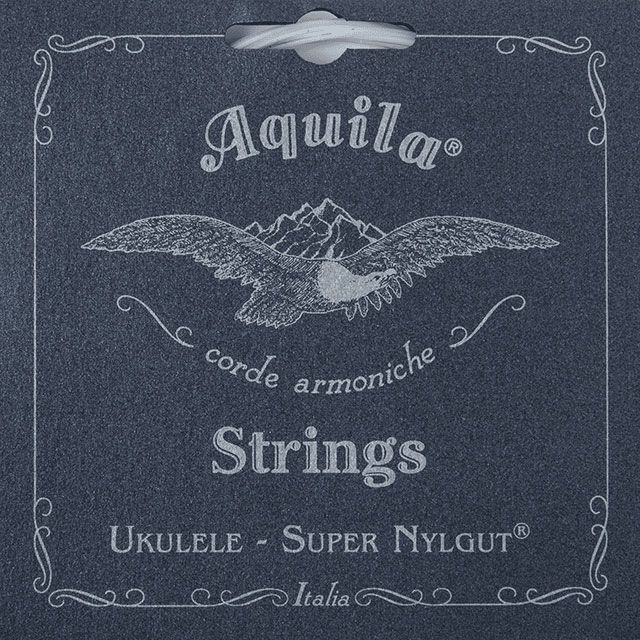 AQUILA 107U SUPERNYLGUT TENOR UKULELE SET, COPPER COATED LOW G, GCEA
