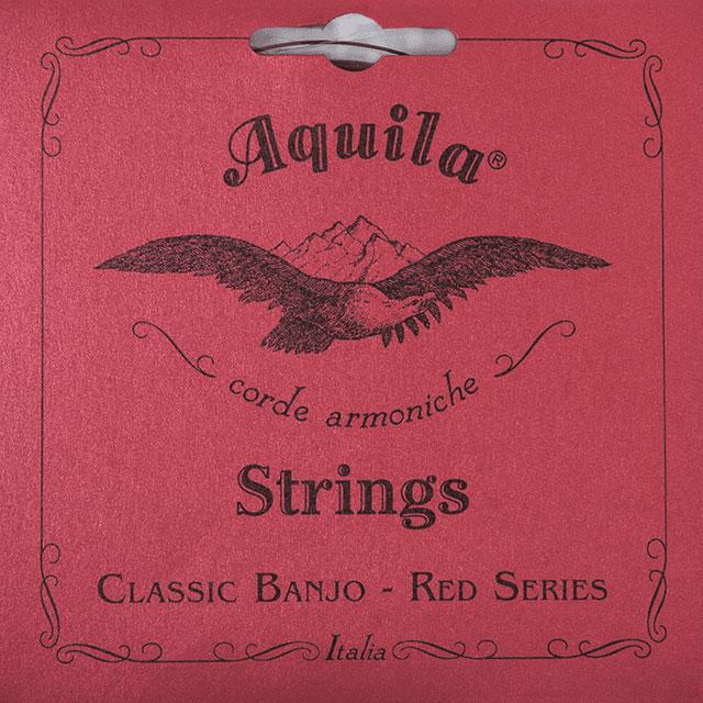 AQUILA 12B Red Jeu Banjo 5 Cordes, DCGCG, Tirant Medium