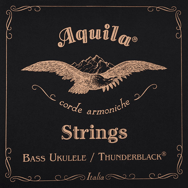 AQUILA THUNDERBLACK JEU UKULL BASSE, EADG