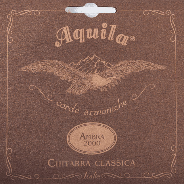 AQUILA AMBRA 2000 CLASSICAL GUITAR, 3 HIGH STRINGS, LOW TENSION
