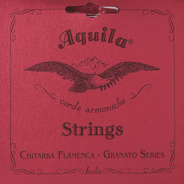 AQUILA 3 Corde Graves Cuivres Vernies Rouges