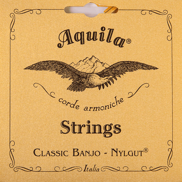 AQUILA 1B Nylgut Jeu Banjo 5 Cordes, DBGDG, Tirant Medium, 1 Corde Rouge