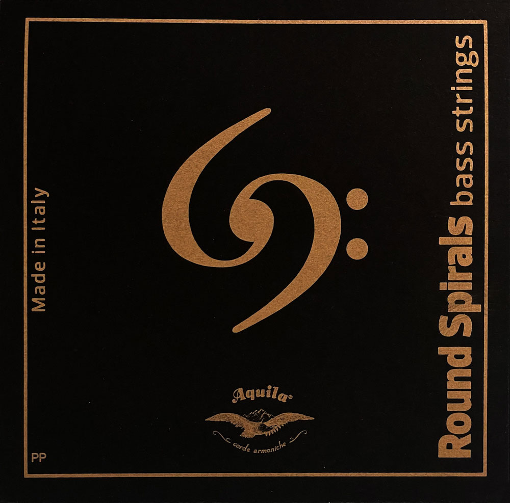 AQUILA 320U Set of 4 Round Spirals strings for acoustic bass