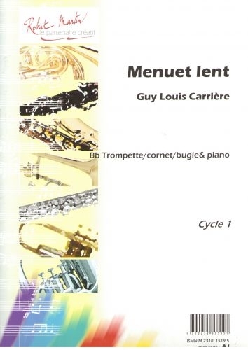 ROBERT MARTIN CARRIRE - MENUET LENT, SIB