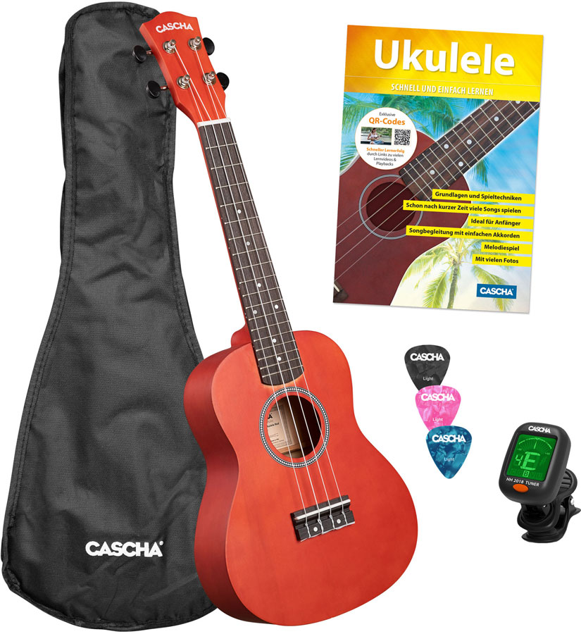 CASCHA CUC102s Concert Linden Red Set