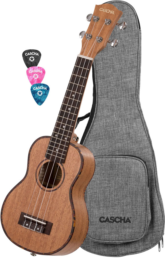 CASCHA Hh 2026L Soprano Mahogany Lh