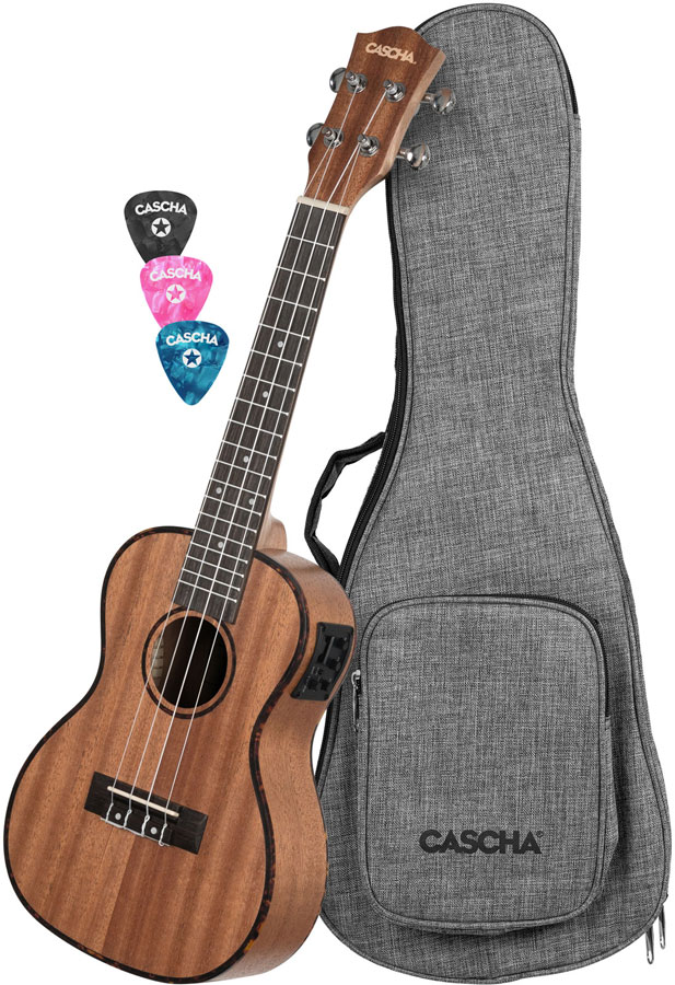 CASCHA Hh 2035El Concert Mahogany Lh
