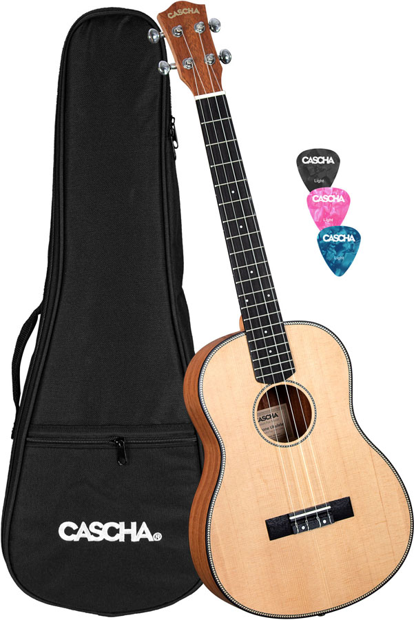 CASCHA Hh 2244 Baritone Mahogany Spruce Top