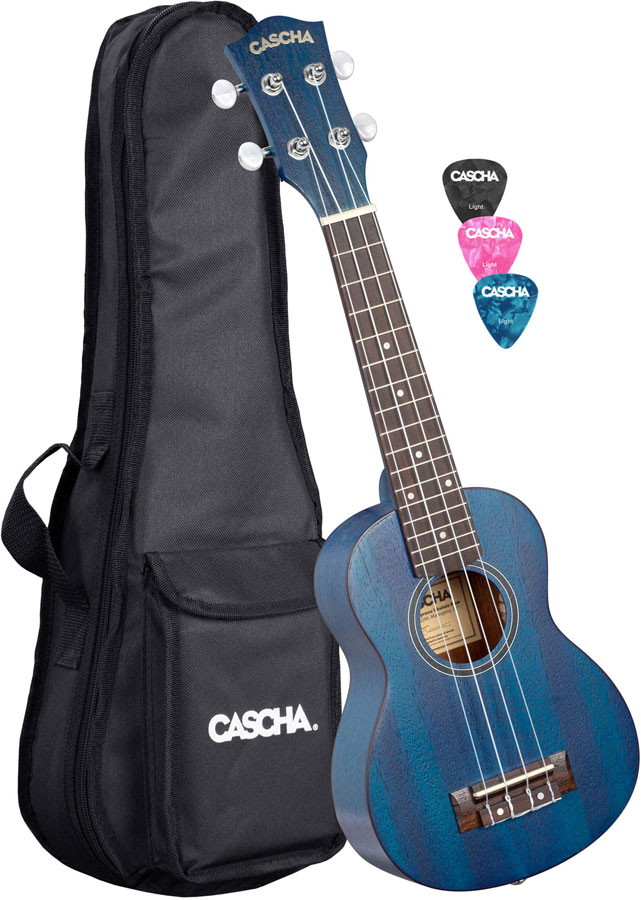 CASCHA Hh 2266 Soprano Mahogany Blue