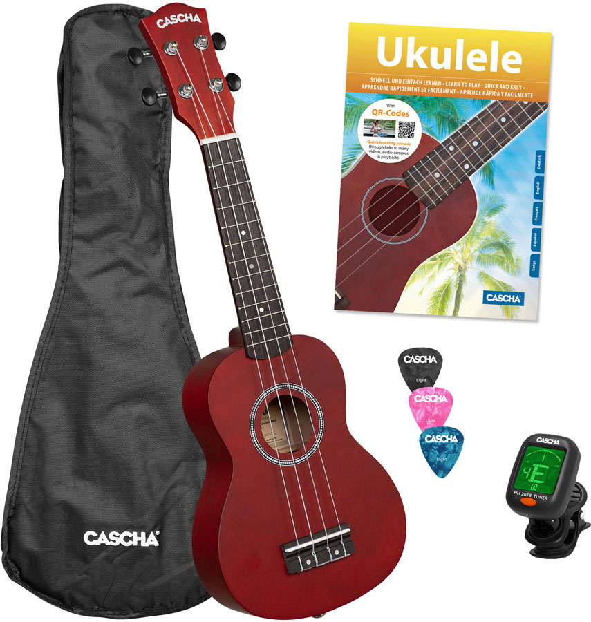 CASCHA HH 3970 Soprano Linden Red Set