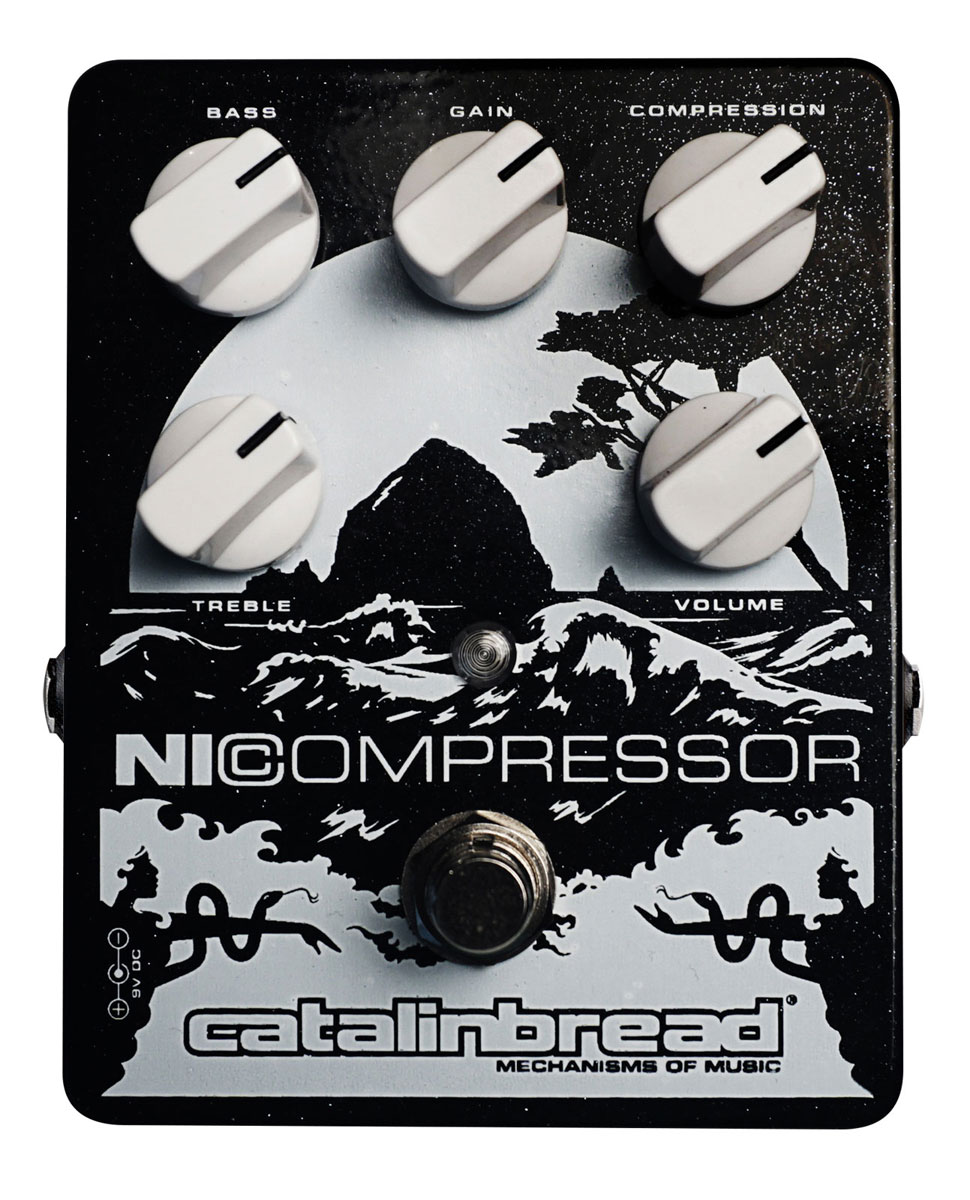 CATALINBREAD NICOMPRESSOR SILVER ON BLACK COMPRESSOR