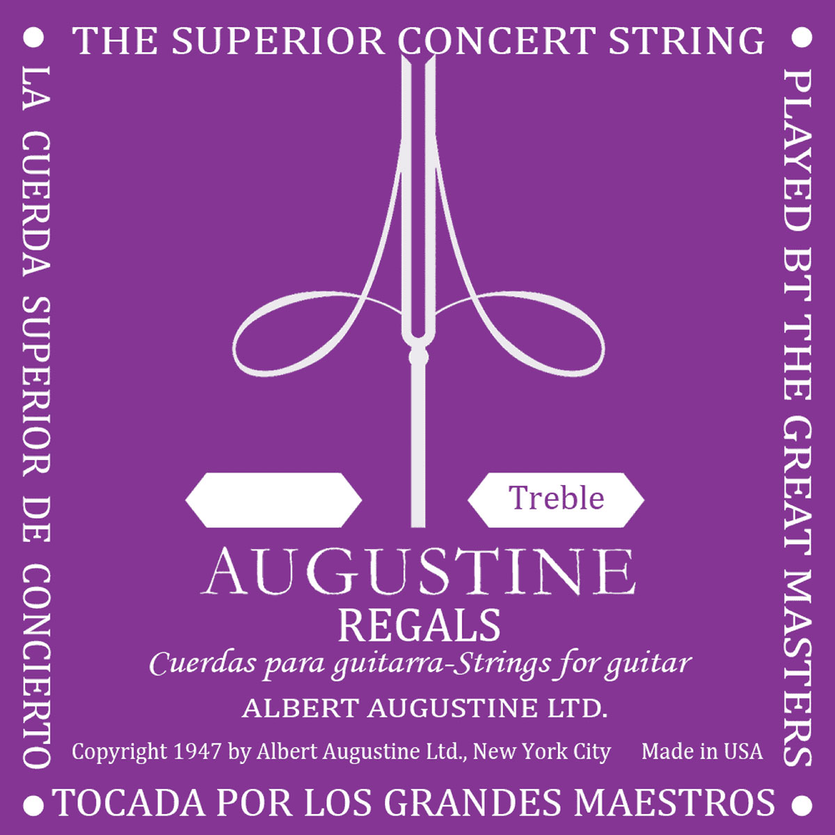 AUGUSTINE E TREBLE - REGALS GAUGE (SINGLE STRING)