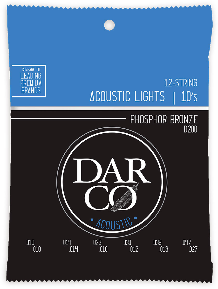 DARCO D200 Phosphor Bronze Light 12C 10-47