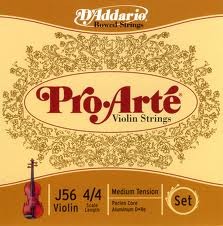 D'ADDARIO AND CO 4/4 Pro Arte Violon Jeu De Cordes Medium/re File