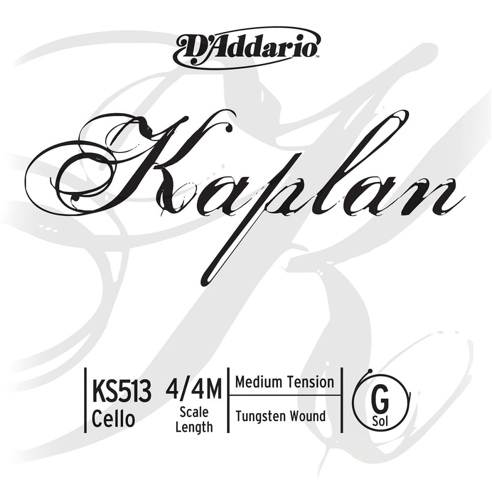 D'ADDARIO AND CO 4/4 KAPLAN CORDE SOL MEDIUM/ACIER FILE TUNGSTEN 