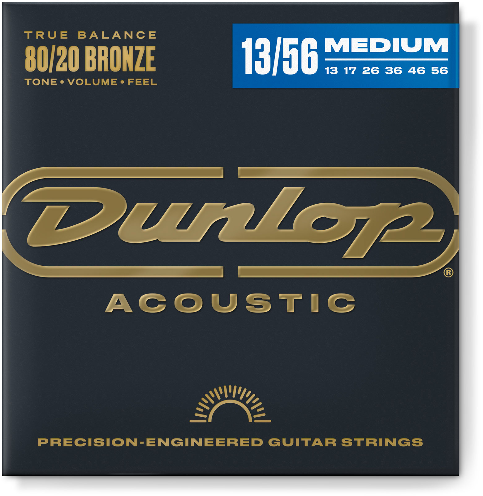 JIM DUNLOP DAB1356 80/20 Bronze Medium 13-56