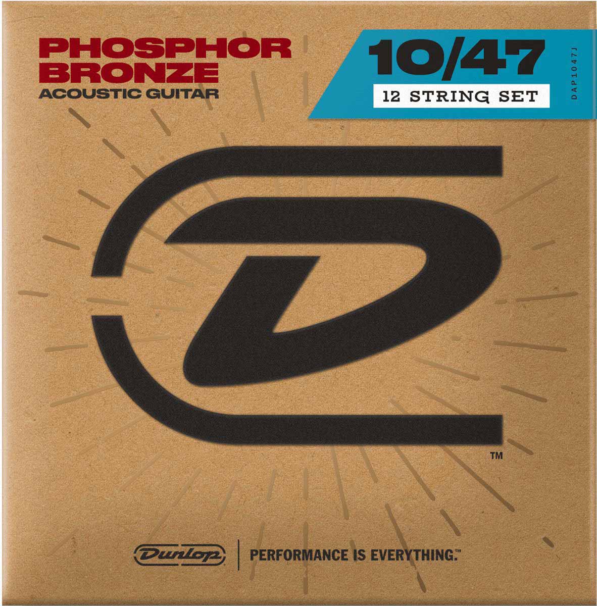 JIM DUNLOP PHOSPHOR BRONZE LIGHT 12C 12-47