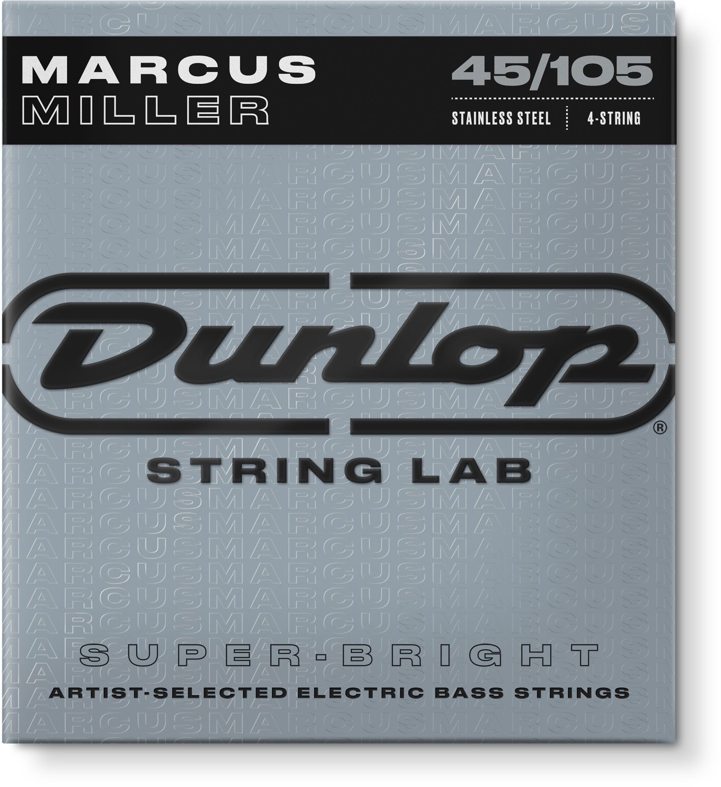 JIM DUNLOP MARCUS MILLER SB STAINLESS STEEL MEDIUM BASS STRINGS!45-65-85-105
