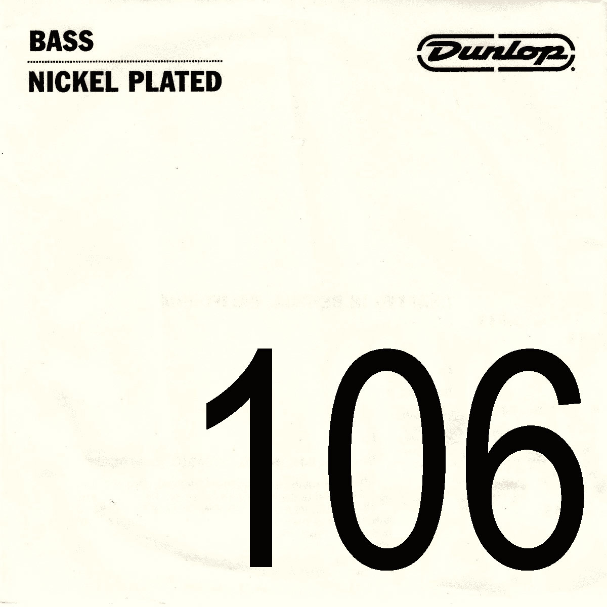 JIM DUNLOP NICKEL THREADED BASS STRING .106