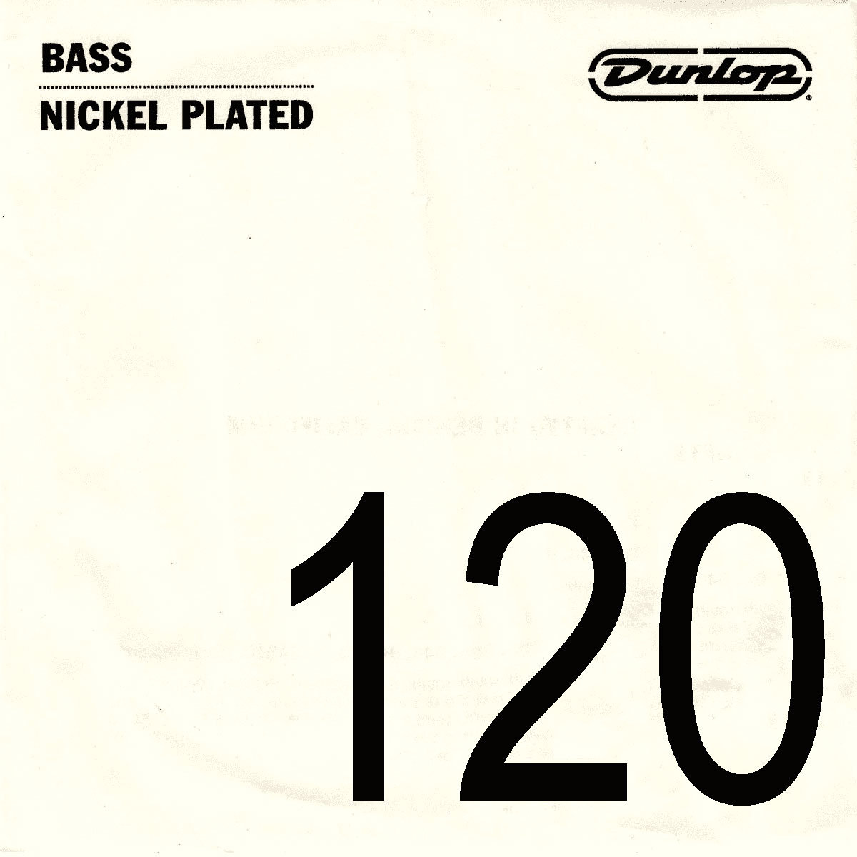 JIM DUNLOP NICKEL THREADED BASS STRING .120