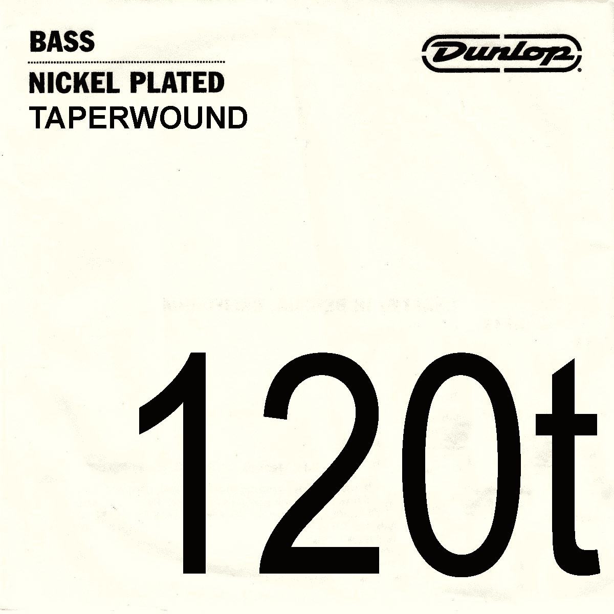 JIM DUNLOP .120 NICKEL THREADED BASS ROPE, TAPERWOUND