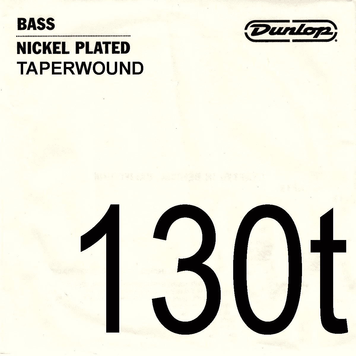 JIM DUNLOP .130 NICKEL THREADED BASS ROPE, TAPERWOUND