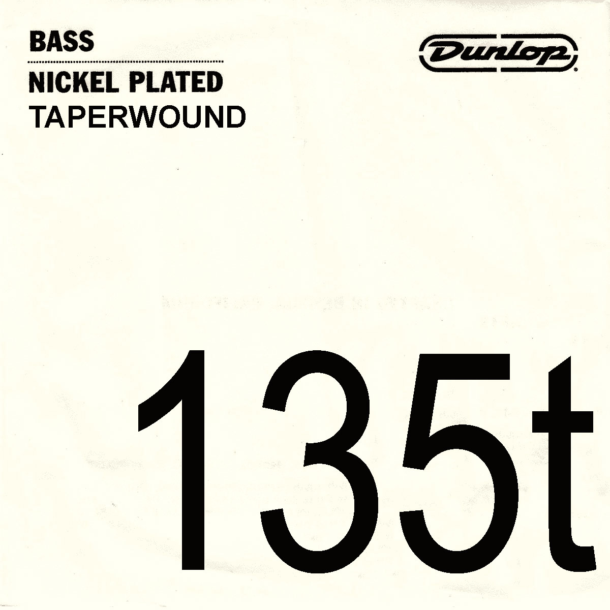 JIM DUNLOP .135 NICKEL THREADED BASS ROPE, TAPERWOUND