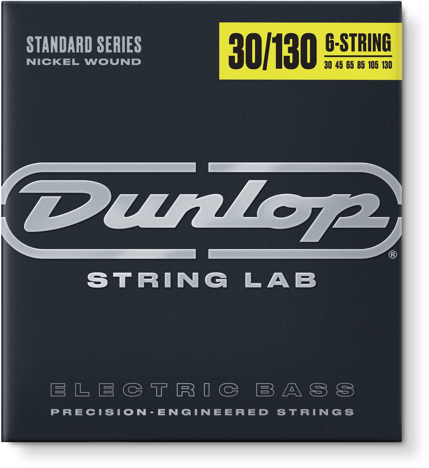 JIM DUNLOP BASS STRINGS ROUND WIRE NICKEL NICKEL 30-130 SET 6 STRINGS