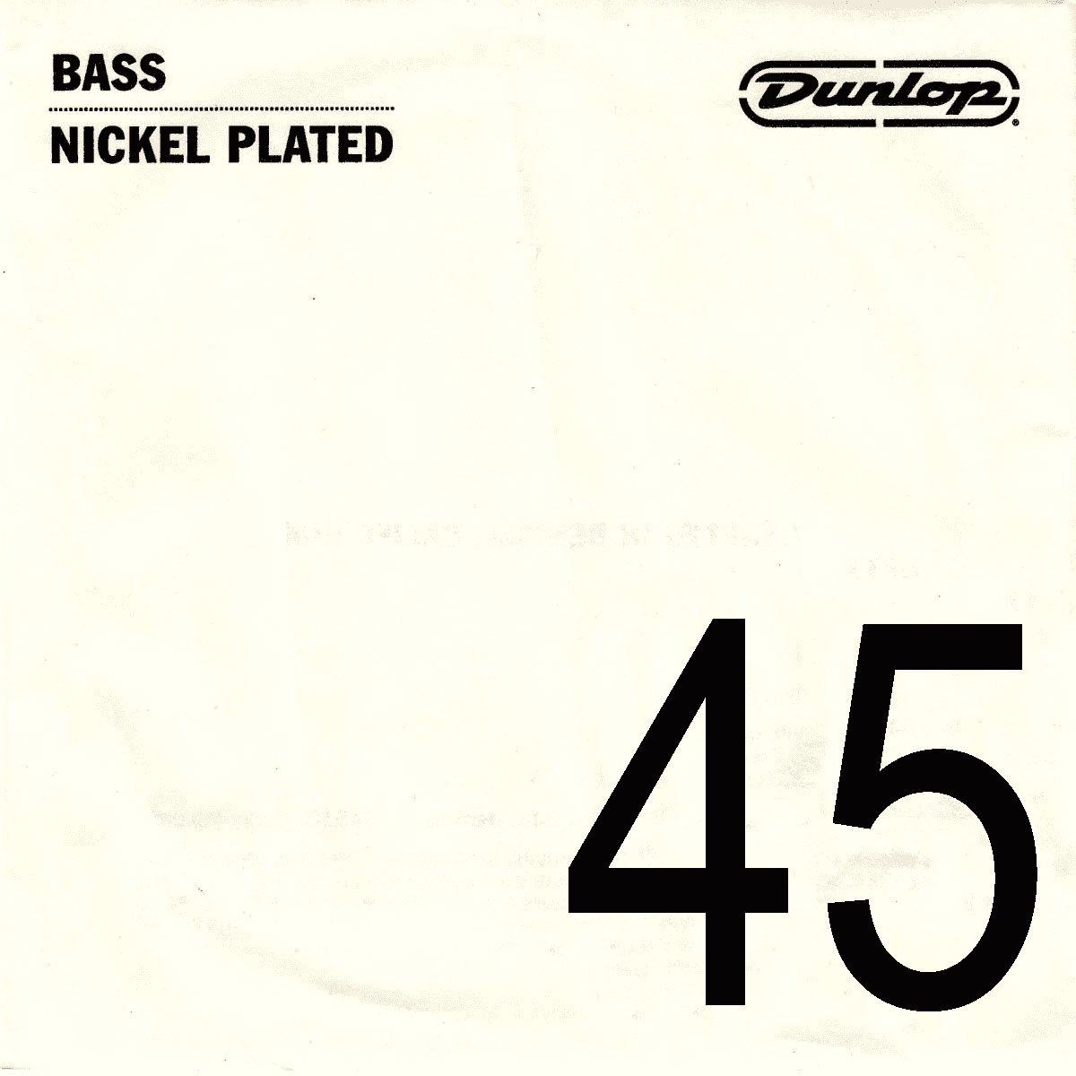 JIM DUNLOP NICKEL THREADED BASS ROPE .045