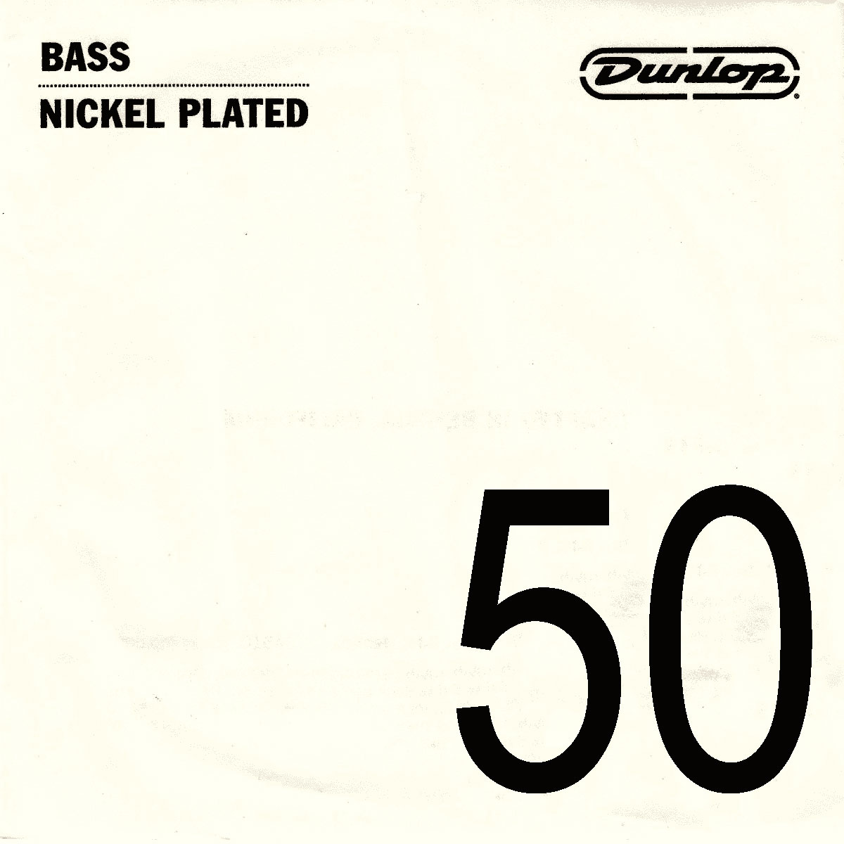 JIM DUNLOP NICKEL THREADED BASS ROPE .050