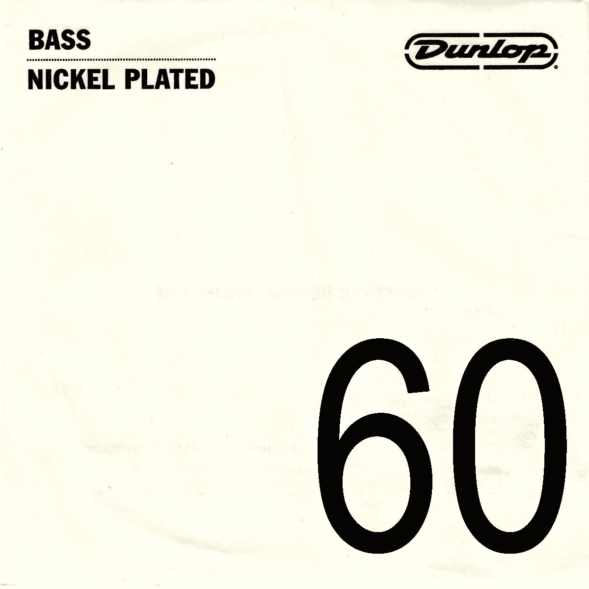 JIM DUNLOP NICKEL THREADED BASS STRING .060