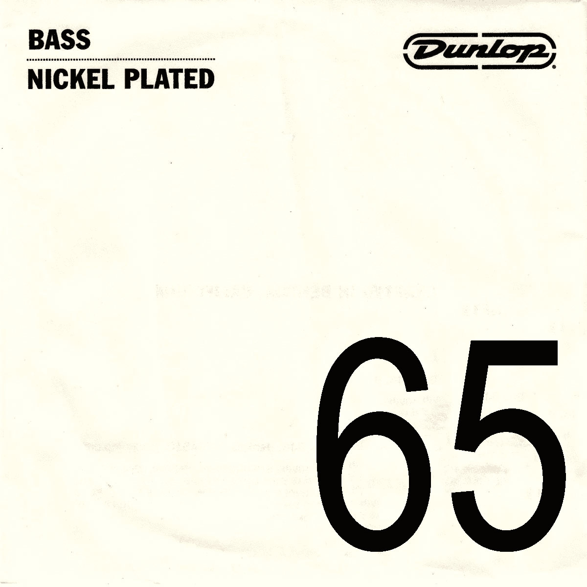 JIM DUNLOP NICKEL THREADED BASS ROPE .065