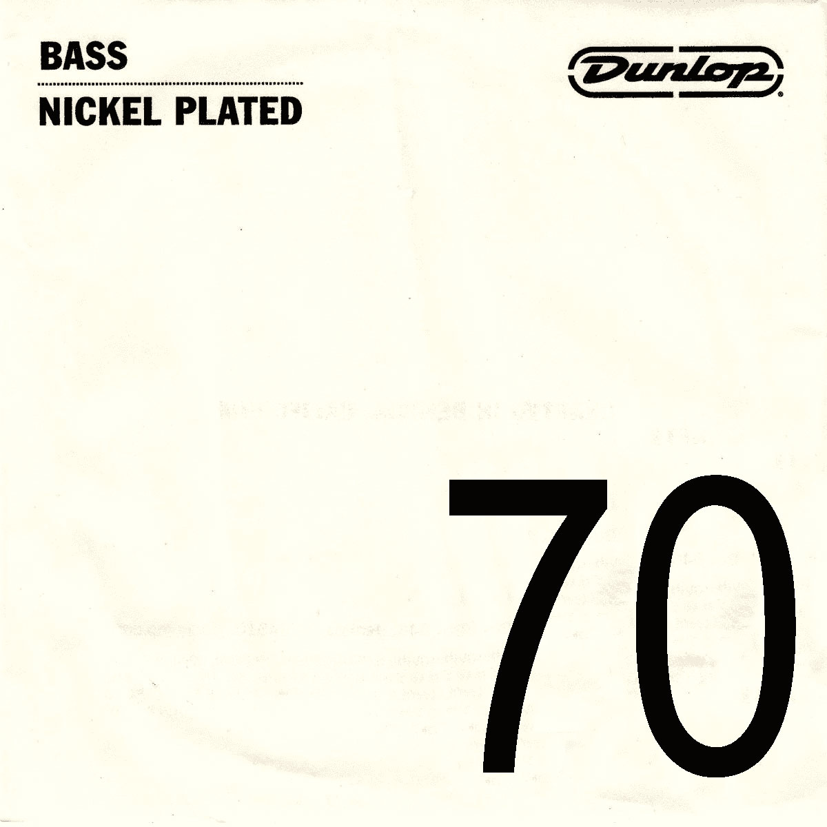 JIM DUNLOP NICKEL THREADED BASS ROPE .070