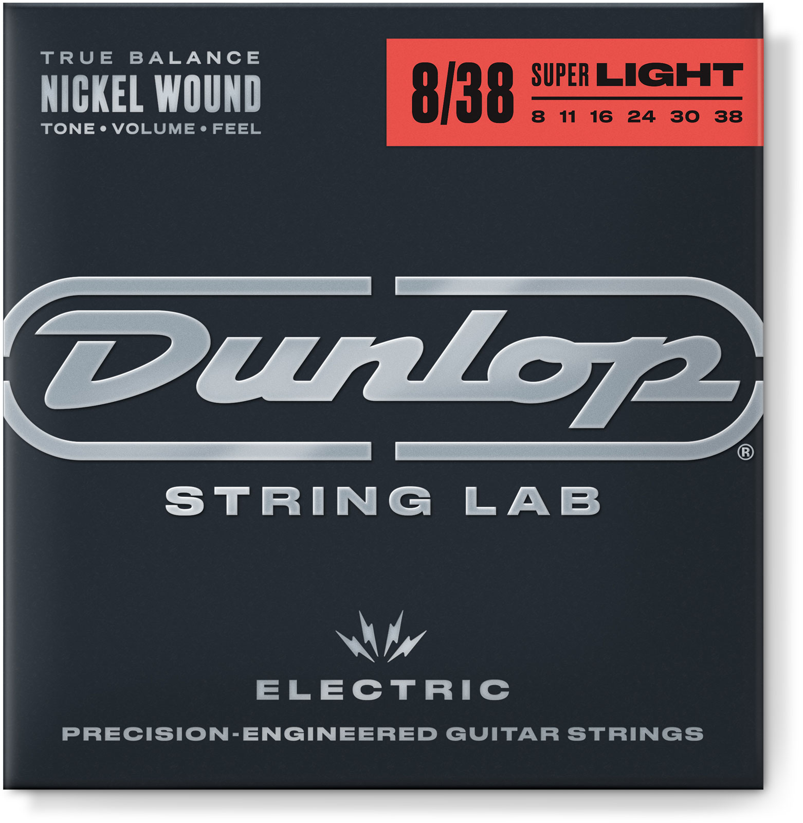 JIM DUNLOP Nickel Plated Steel Nickel 08-38