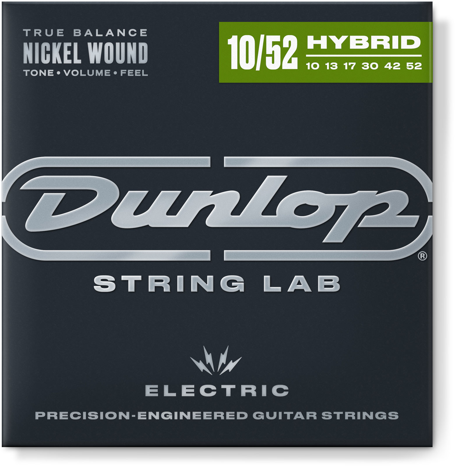 JIM DUNLOP DEN1052 Electric Nickel Light Heavy 10-52
