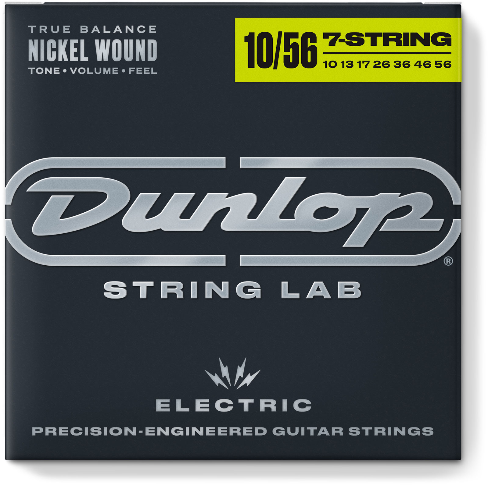 JIM DUNLOP Nickel Plated Steel Light 7 Cordes 10-56