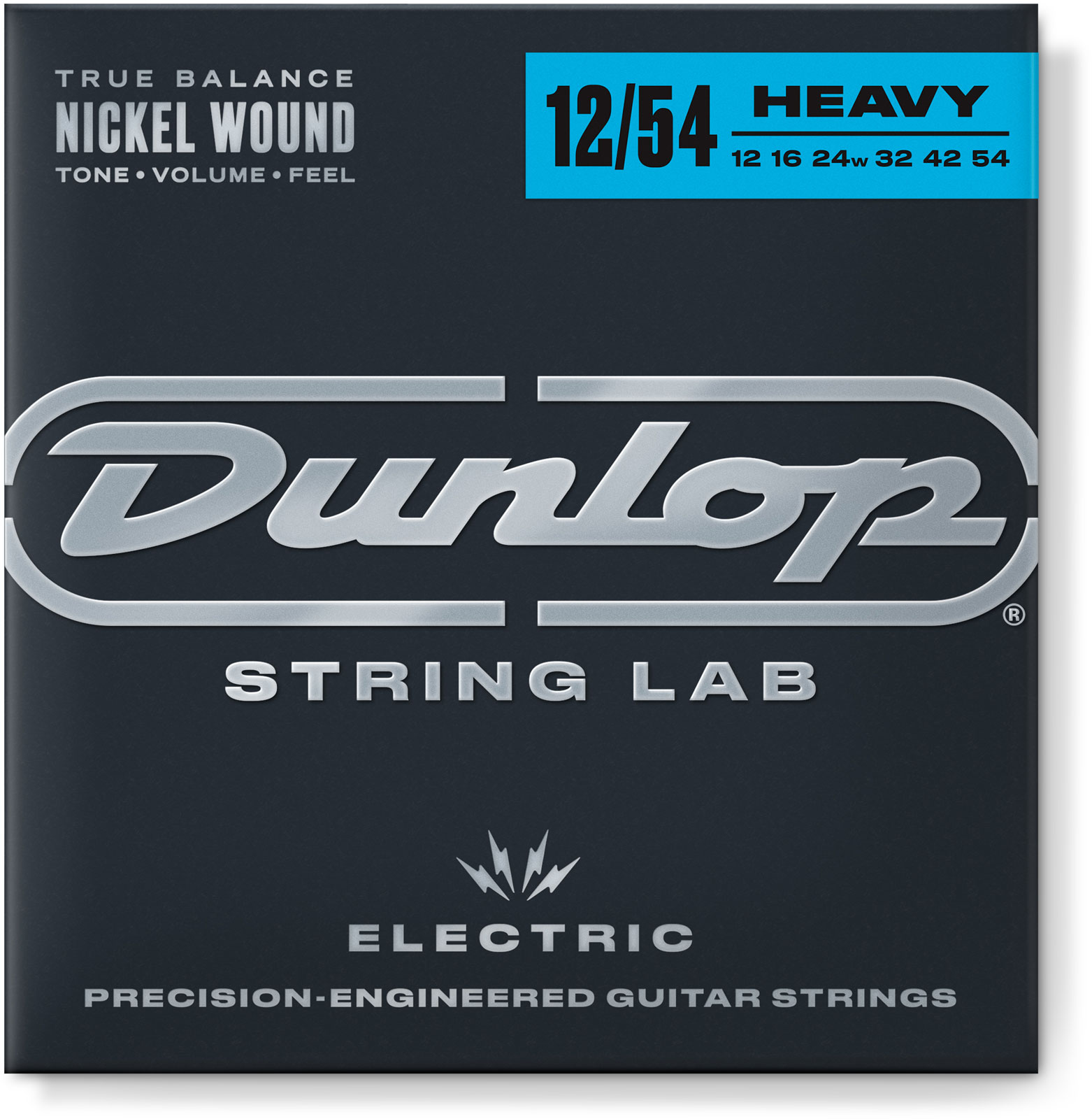 JIM DUNLOP Nickel Plated Steel Jeux Electrique Heavy 12-54