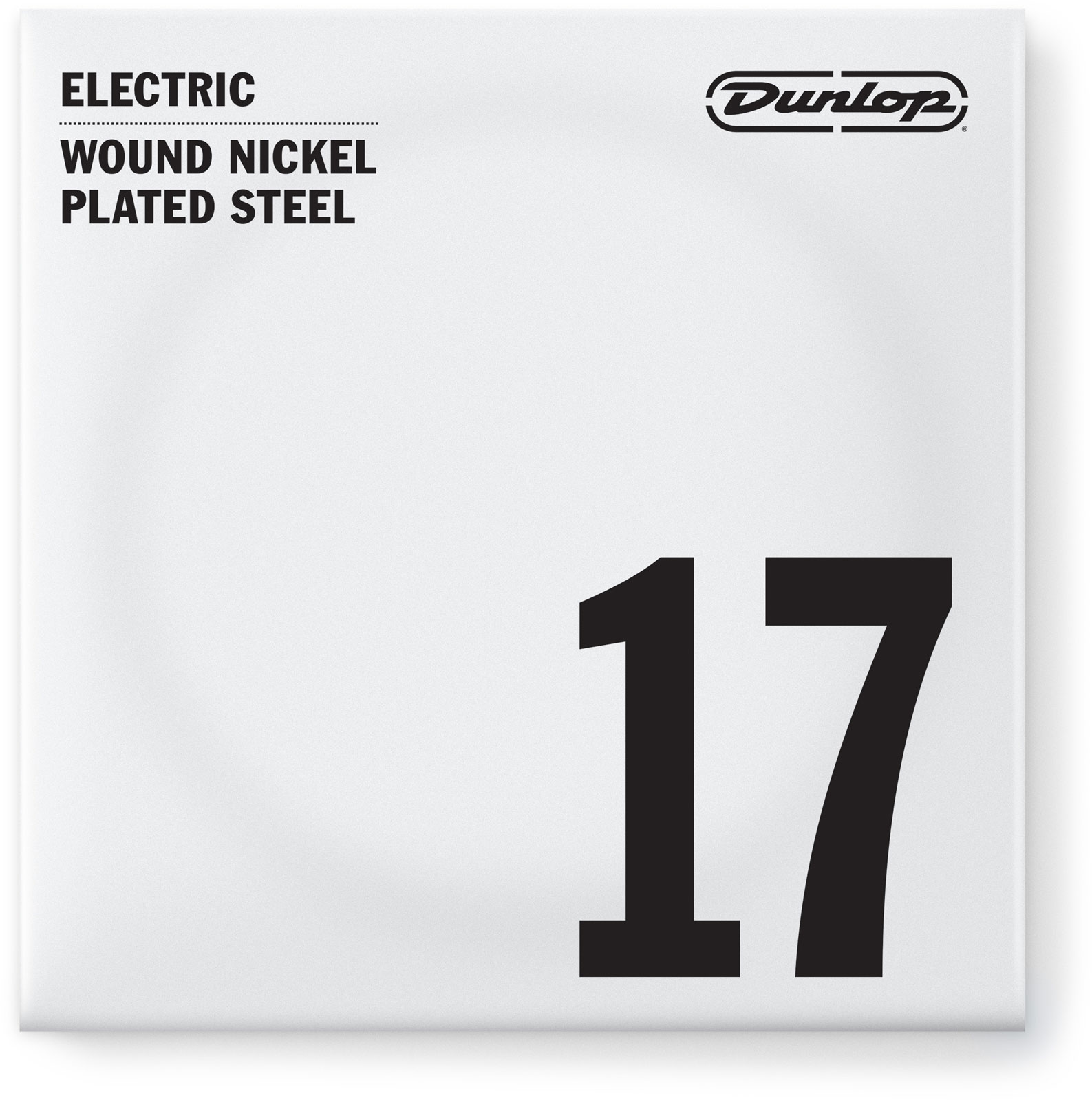 JIM DUNLOP NICKEL PLATED STEEL ELECTRIC STRINGS UNIT ROUND THREAD 017