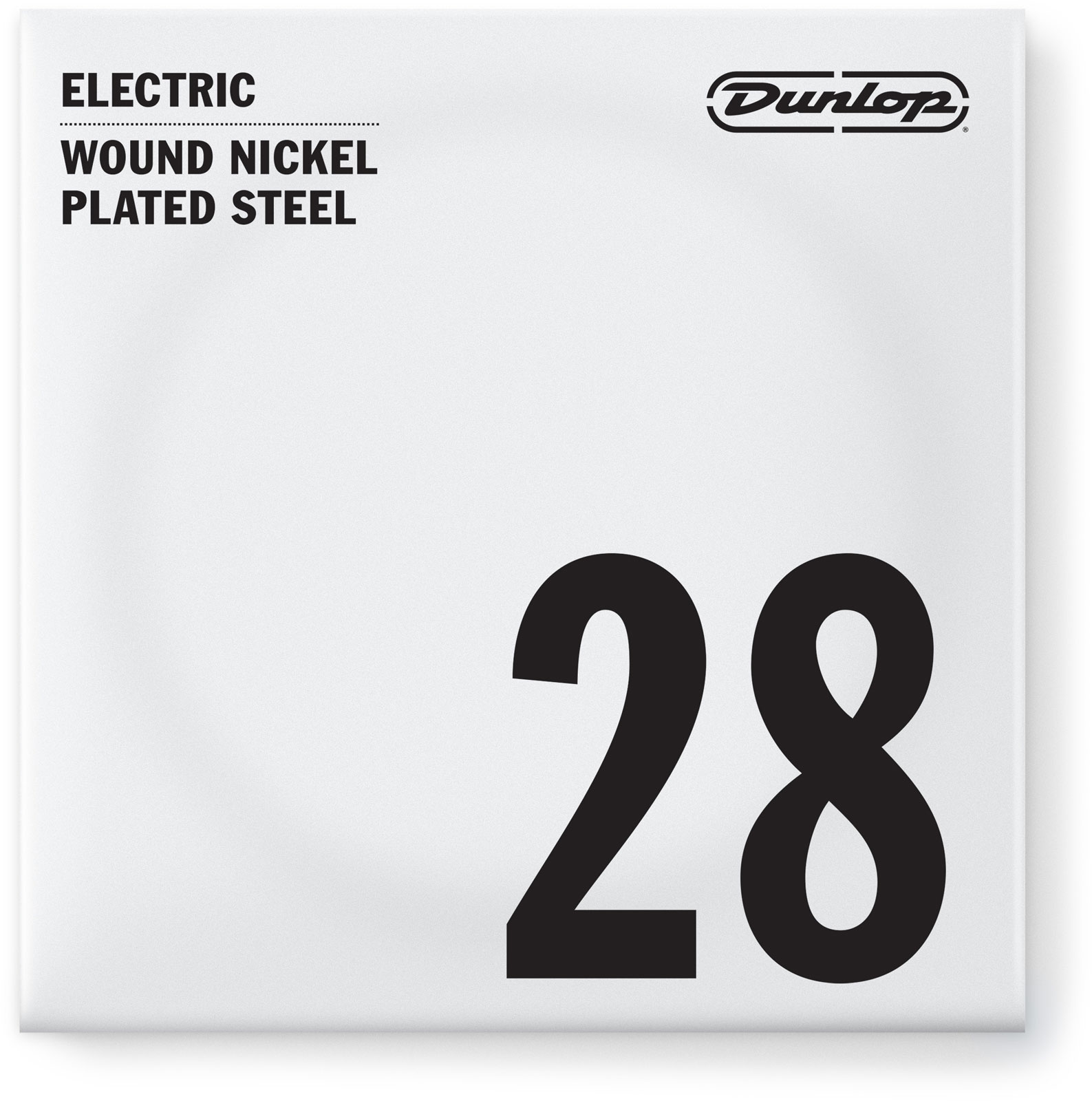 JIM DUNLOP NICKEL PLATED STEEL ELECTRIC STRINGS UNIT ROUND THREAD 028