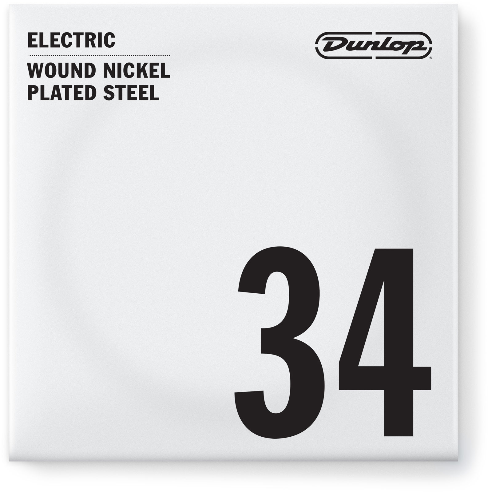 JIM DUNLOP NICKEL PLATED STEEL ELECTRIC STRINGS UNIT ROUND THREAD 034