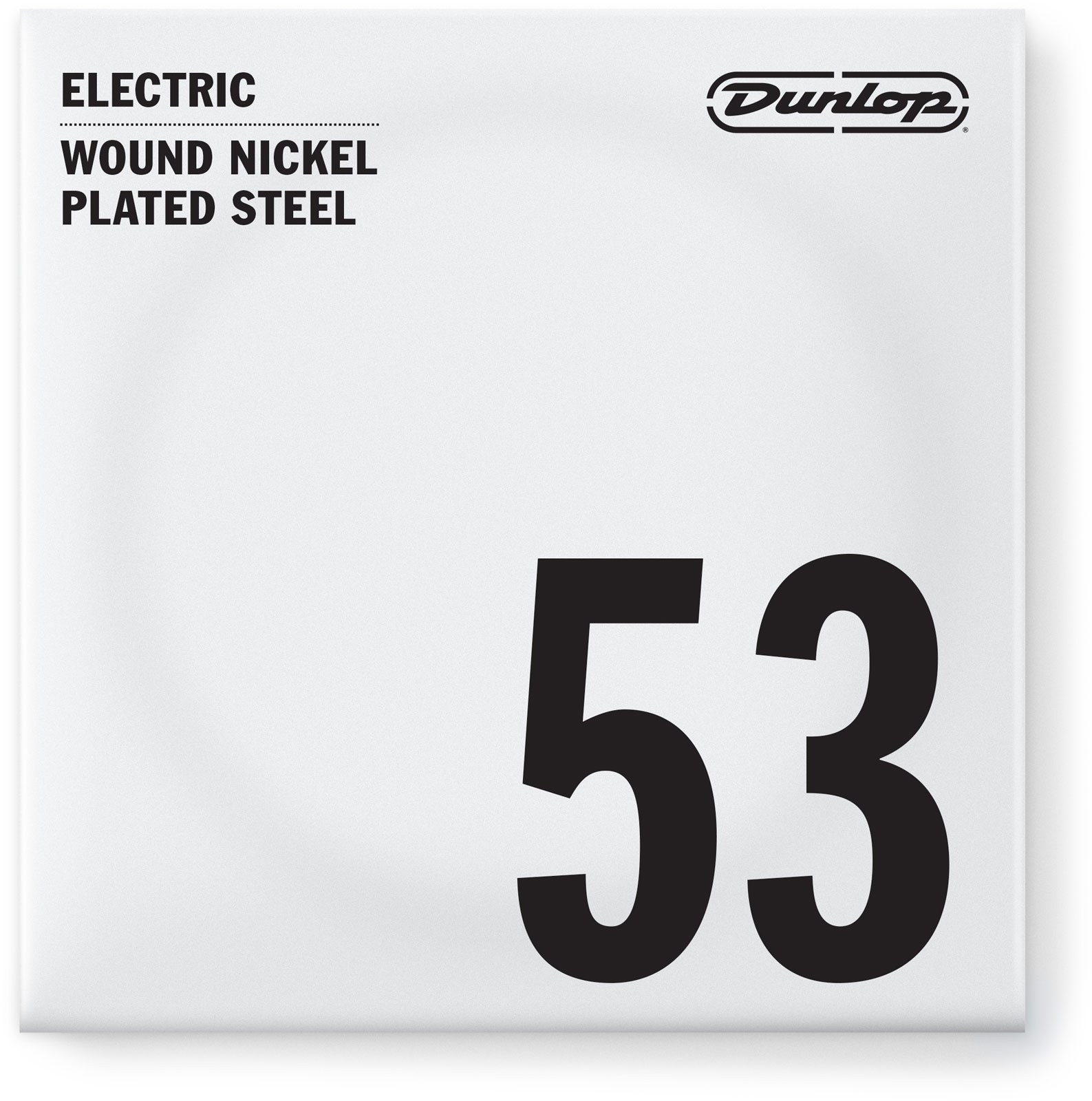 JIM DUNLOP ELECTRIC STRINGS NICKEL PLATED STEEL UNIT ROUND THREAD 053