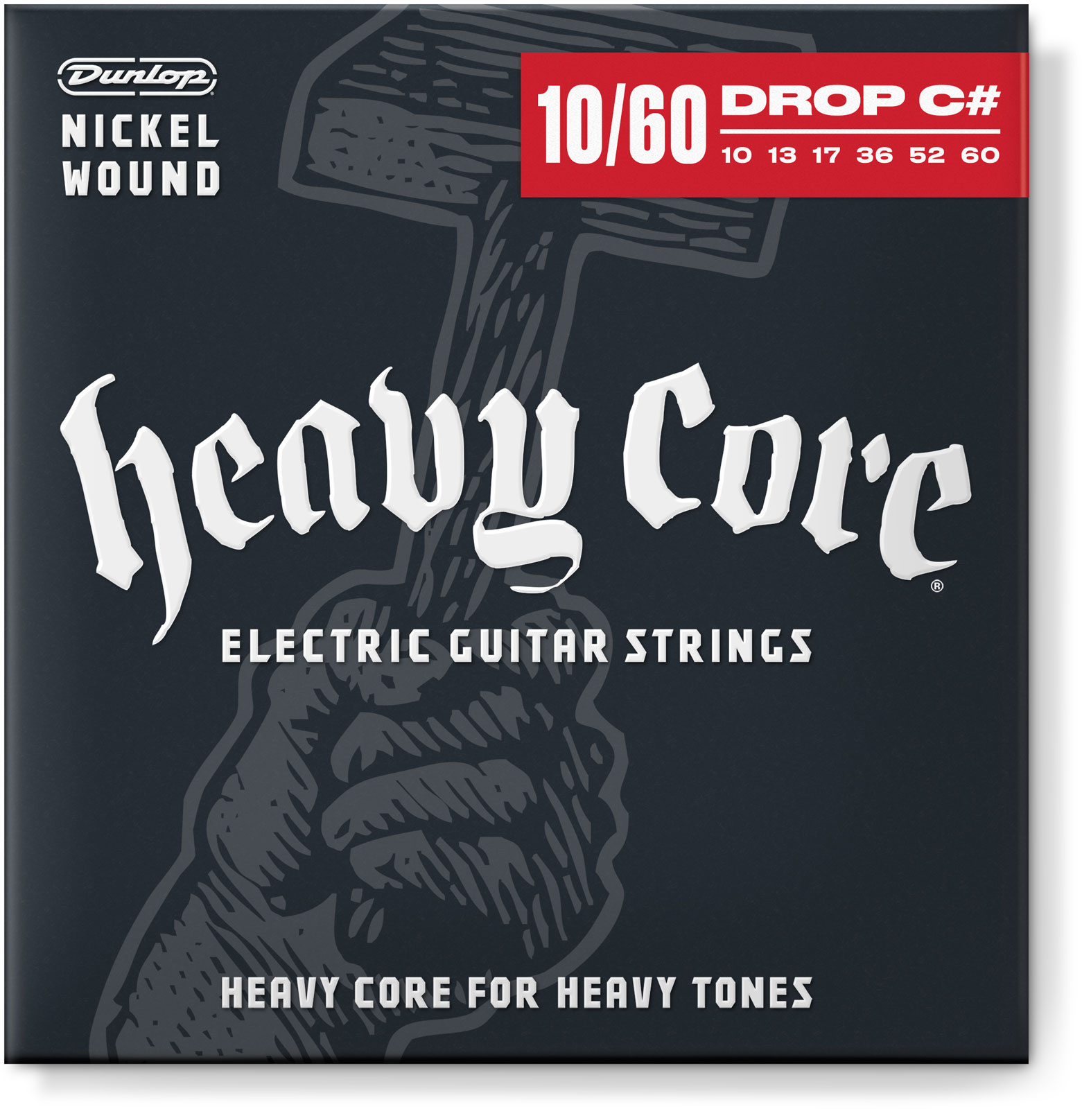 JIM DUNLOP Heavy Core Jeux Heavy Core 10-60