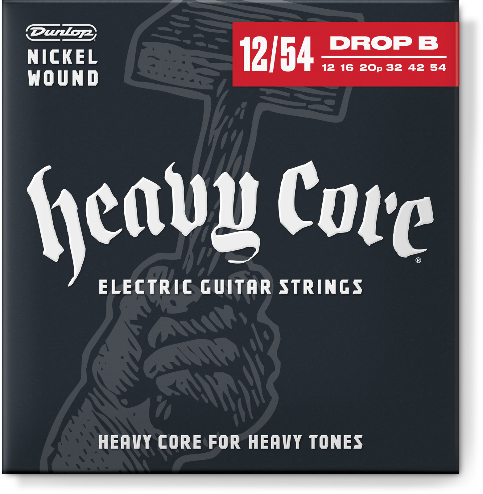 JIM DUNLOP DHCN1254 Heavy Core Heaviest 12-54