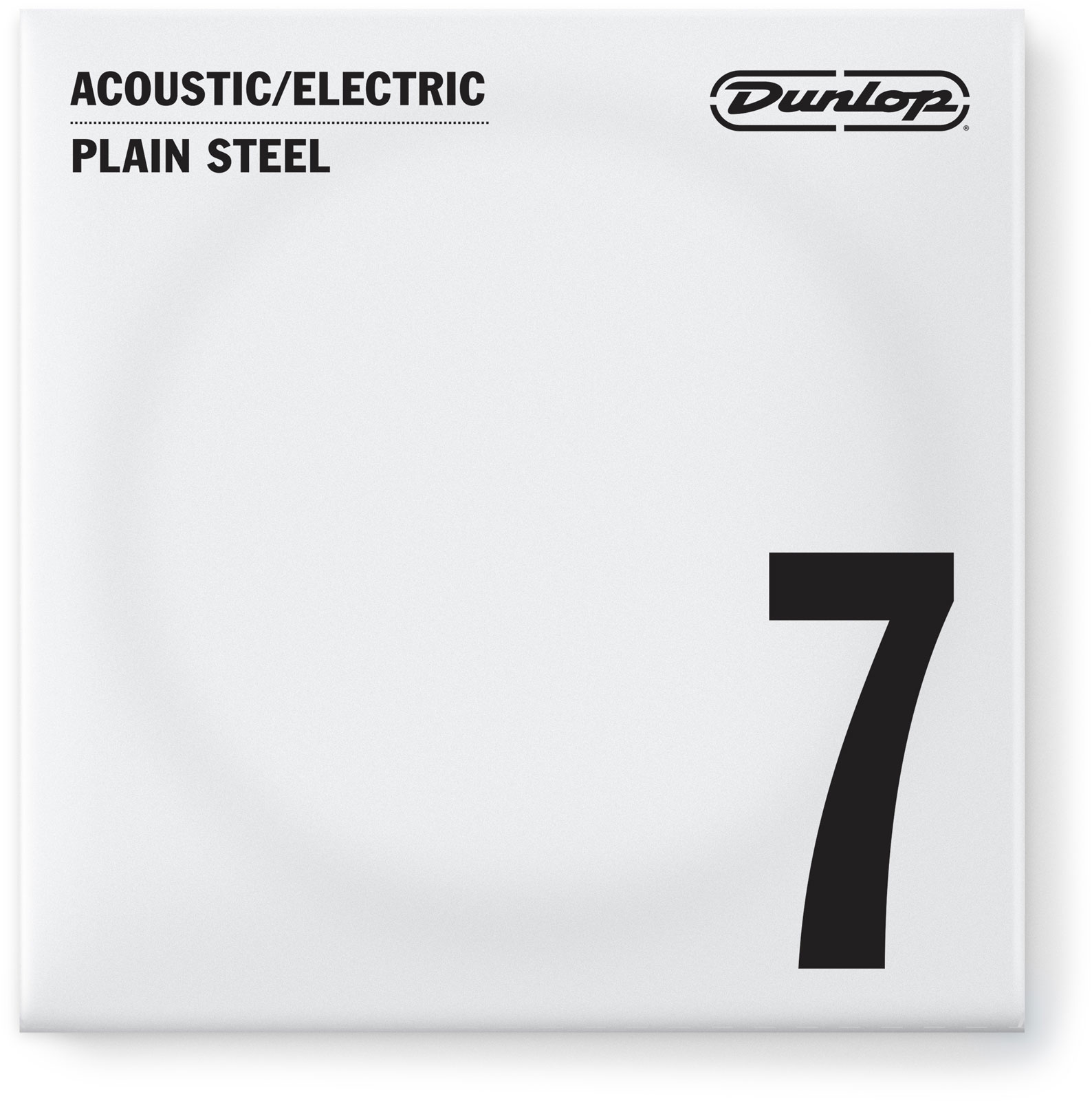 JIM DUNLOP ELECTRIC STRINGS NICKEL PLATED STEEL UNIT SOLID STEEL 007