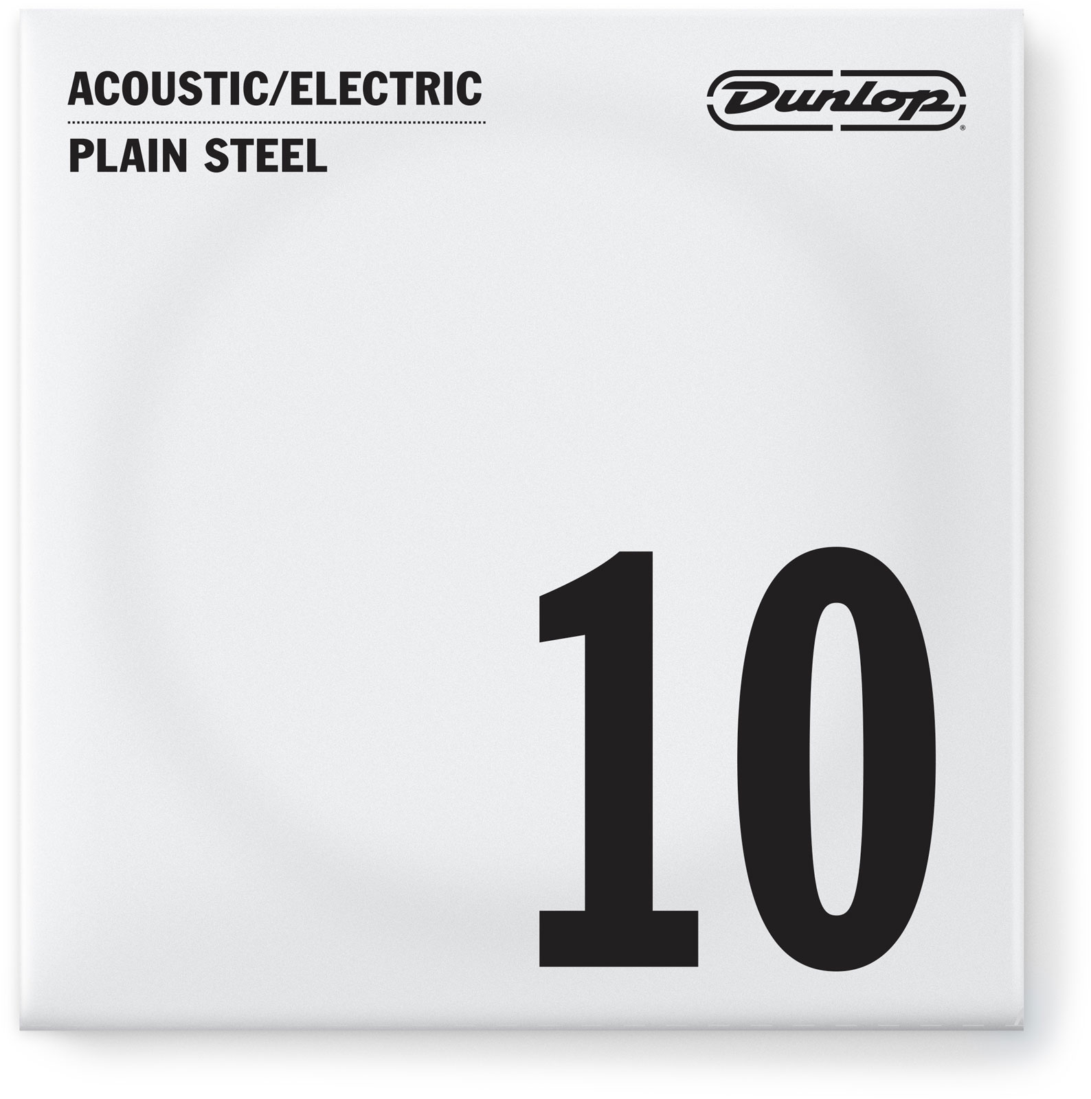 JIM DUNLOP ELECTRIC STRINGS NICKEL PLATED STEEL UNIT SOLID STEEL 010