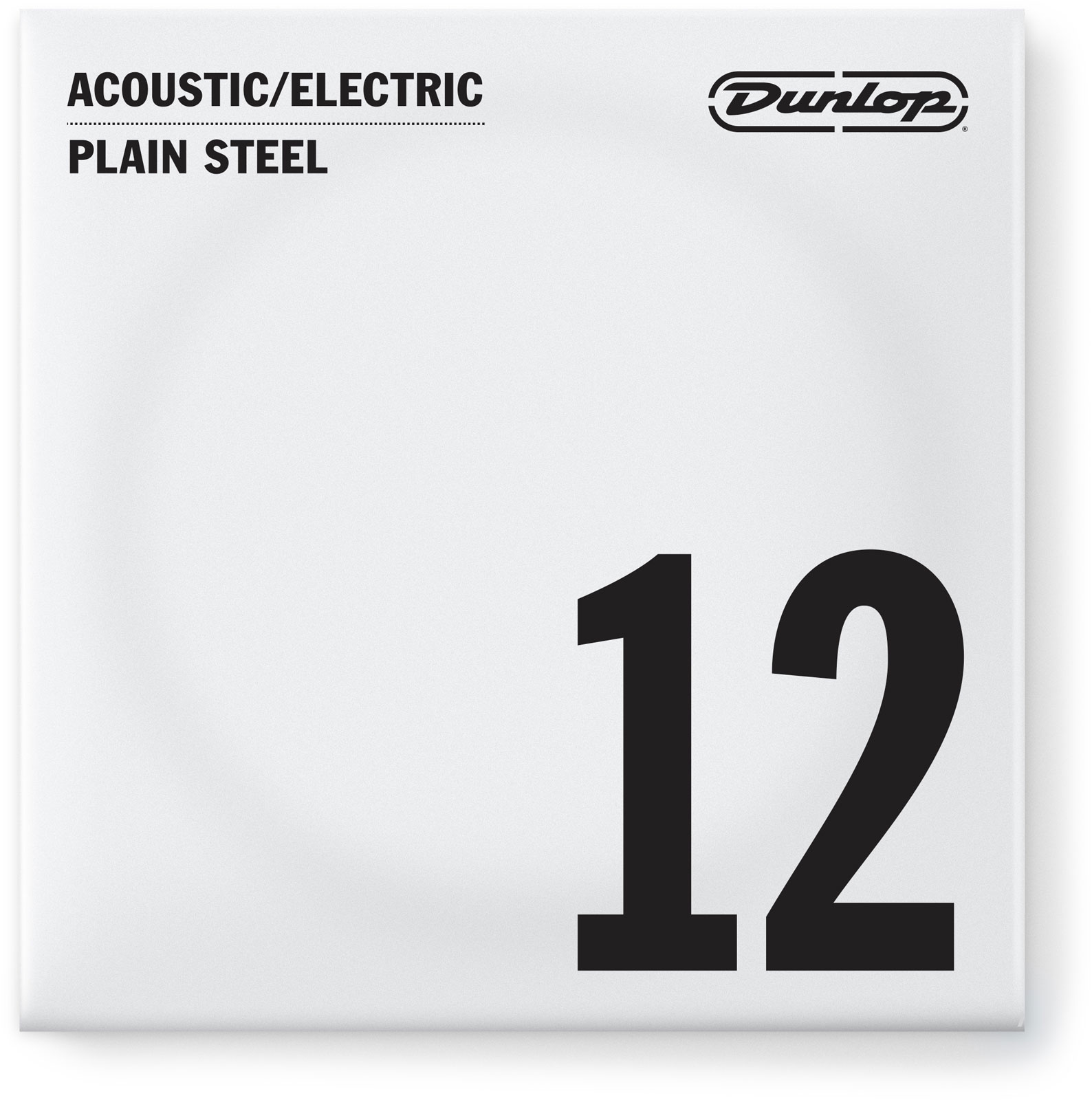 JIM DUNLOP Nickel Plated Steel Acier Plein 12