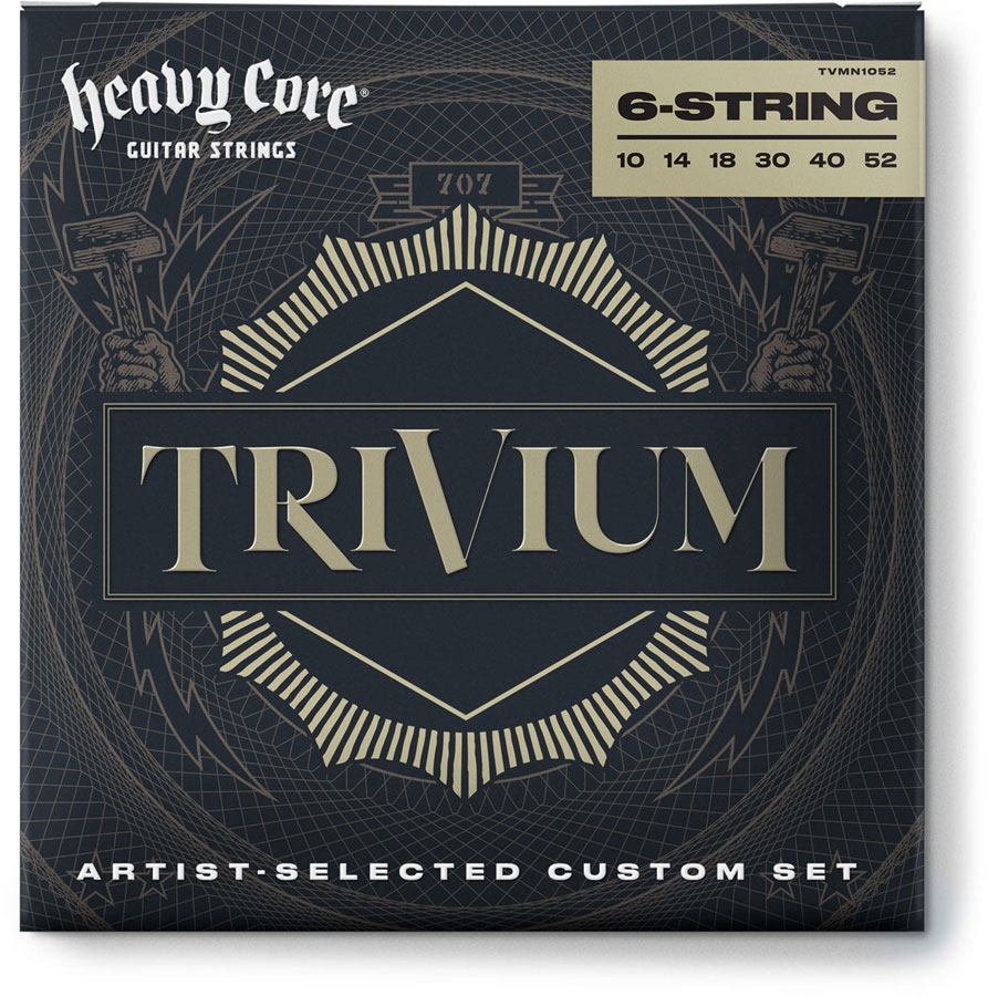 JIM DUNLOP TVMN1052 Trivium Heavy Core Nickel 10-52