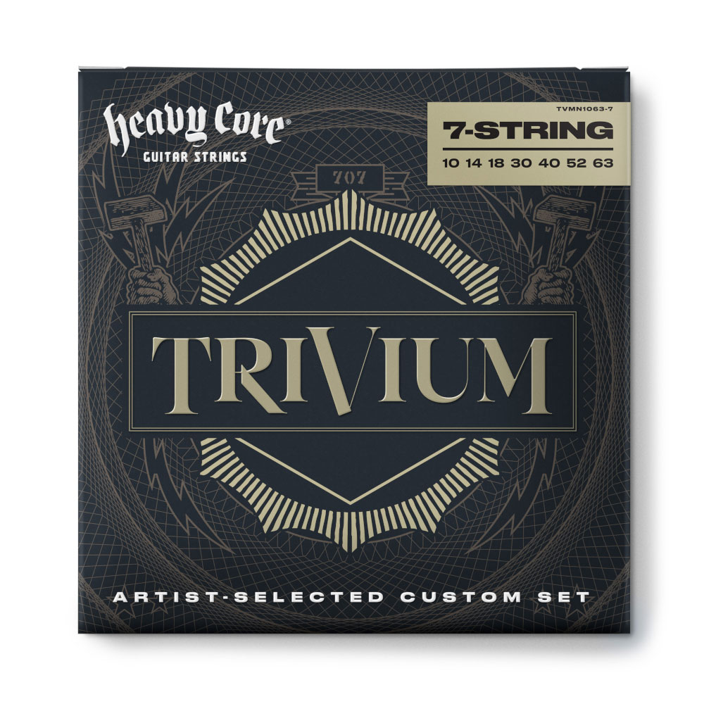 JIM DUNLOP TVMN1063-7 Trivium Heavy Core Nickel 7C 10-63