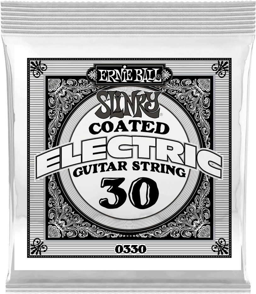 ERNIE BALL .030 SLINKY COATED NICKEL WOUND ELECTRIC GUITAR STRINGS