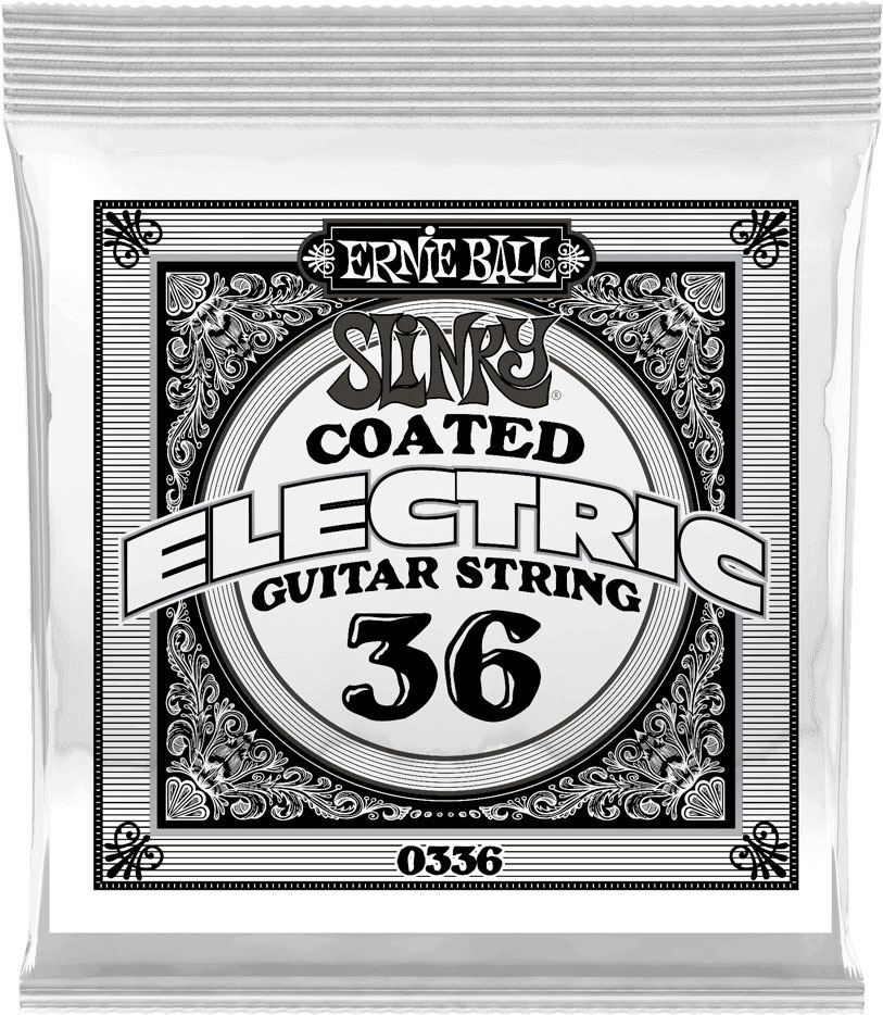 ERNIE BALL .036 SLINKY COATED NICKEL WOUND ELECTRIC GUITAR STRINGS